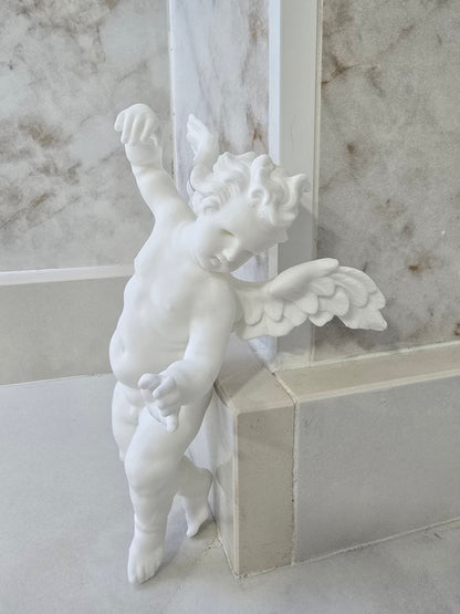 Querubín para ojos de cristal, izquierda — Escultura decorativa artesanal | Atenea