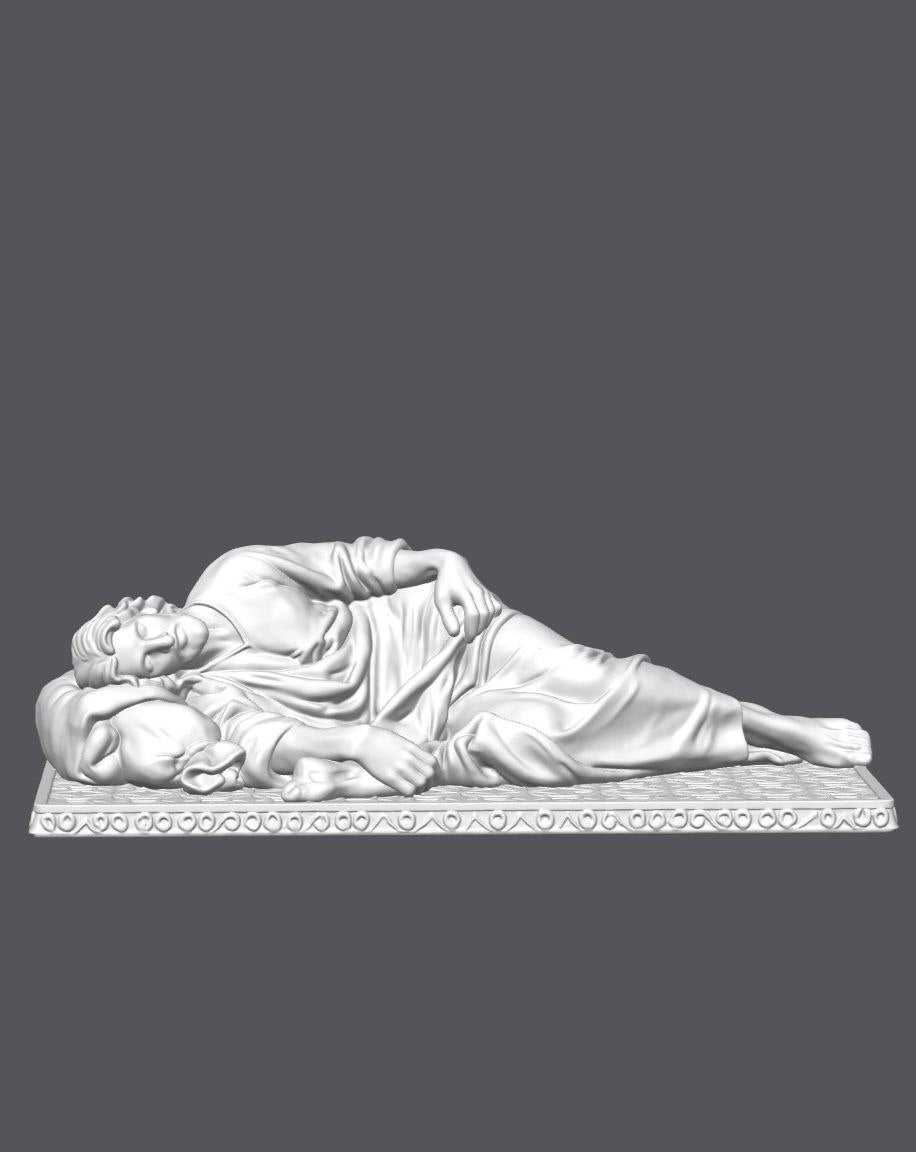 San José dormido — Escultura decorativa artesanal | Atenea