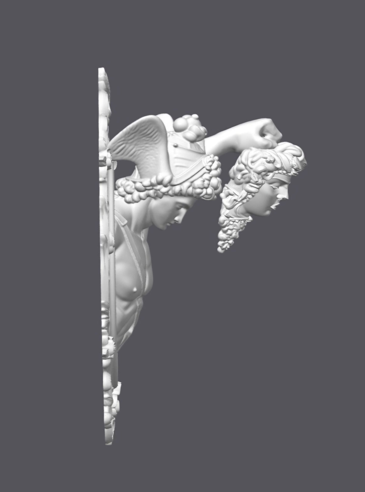 Perseo con medusa — Escultura decorativa artesanal | Atenea
