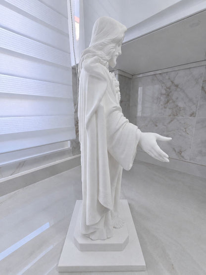 Sagrado corazón de Jesús — Escultura decorativa artesanal | Atenea