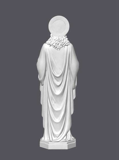 Cristo, Sagrado corazón — Escultura decorativa artesanal | Atenea