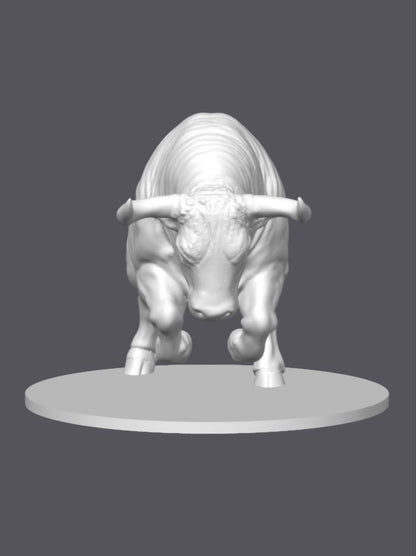 Toro — Escultura decorativa artesanal | Atenea