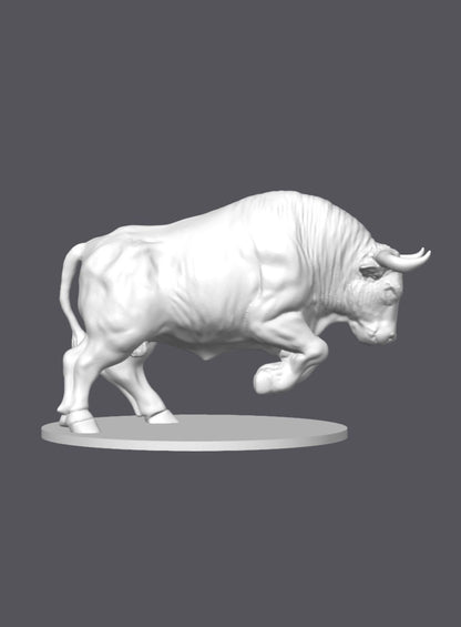 Toro — Escultura decorativa artesanal | Atenea