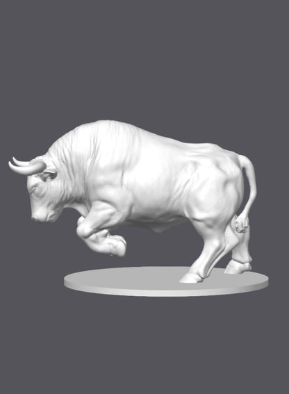 Toro — Escultura decorativa artesanal | Atenea