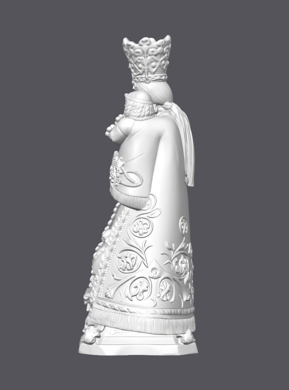 Virgen de los desamparados — Escultura decorativa artesanal | Atenea
