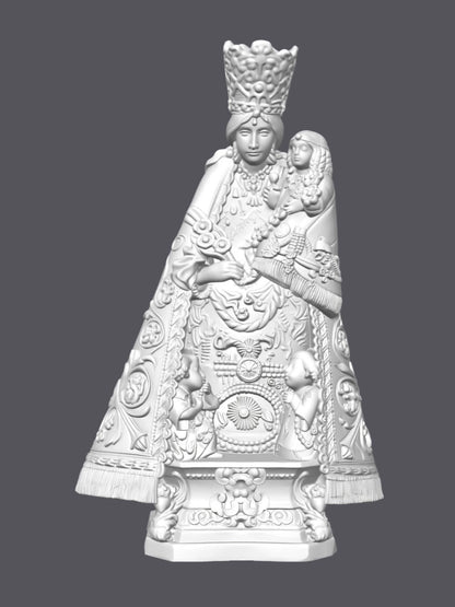 Virgen de los desamparados — Escultura decorativa artesanal | Atenea
