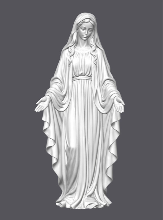 Virgen María — Escultura decorativa artesanal | Atenea