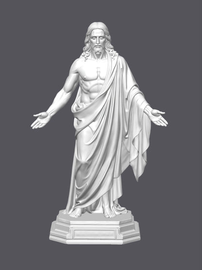 Cristo resucitado — Escultura decorativa artesanal | Atenea