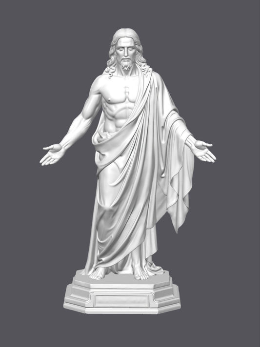 Cristo resucitado — Escultura decorativa artesanal | Atenea