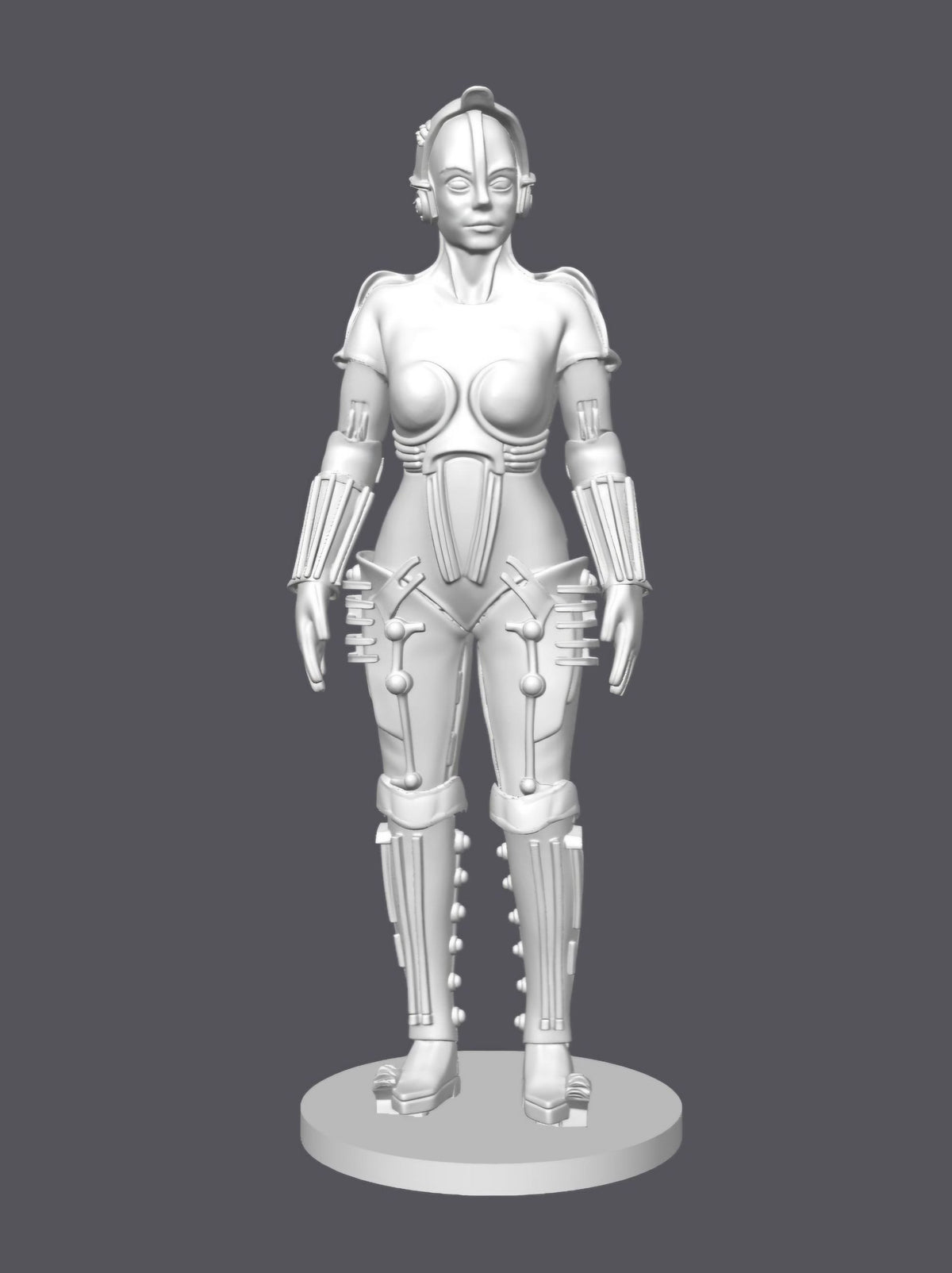 Robot María, Metrópolis — Escultura decorativa artesanal | Atenea
