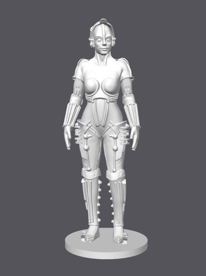 Robot María, Metrópolis — Escultura decorativa artesanal | Atenea