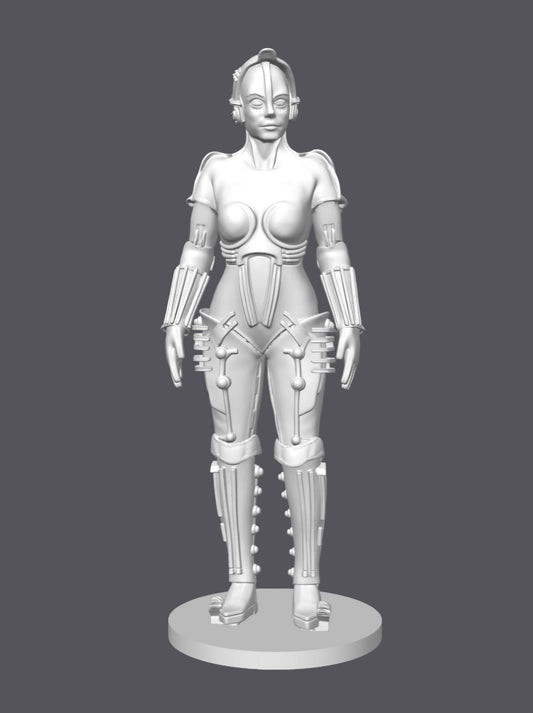 Robot María, Metrópolis — Escultura decorativa artesanal | Atenea