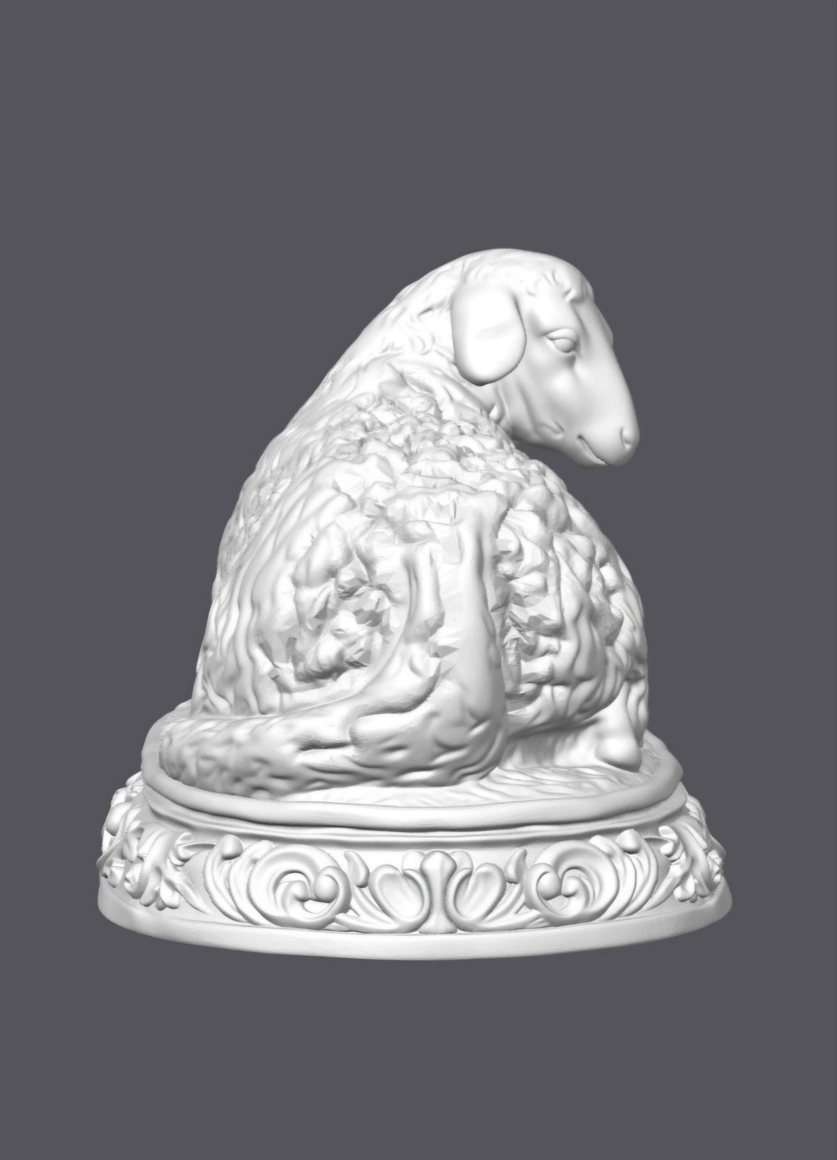 Oveja limosnero — Escultura decorativa artesanal | Atenea