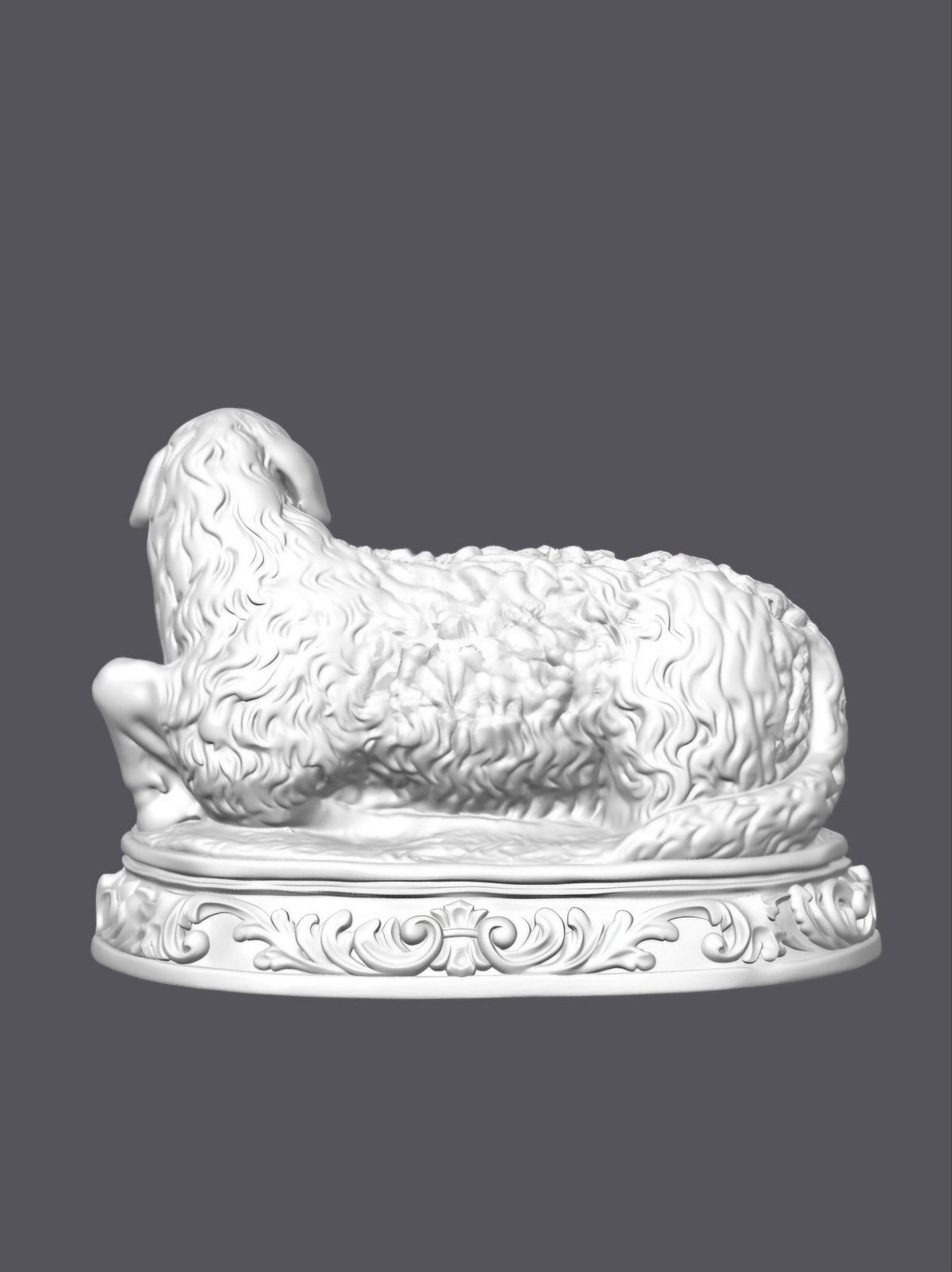 Oveja limosnero — Escultura decorativa artesanal | Atenea