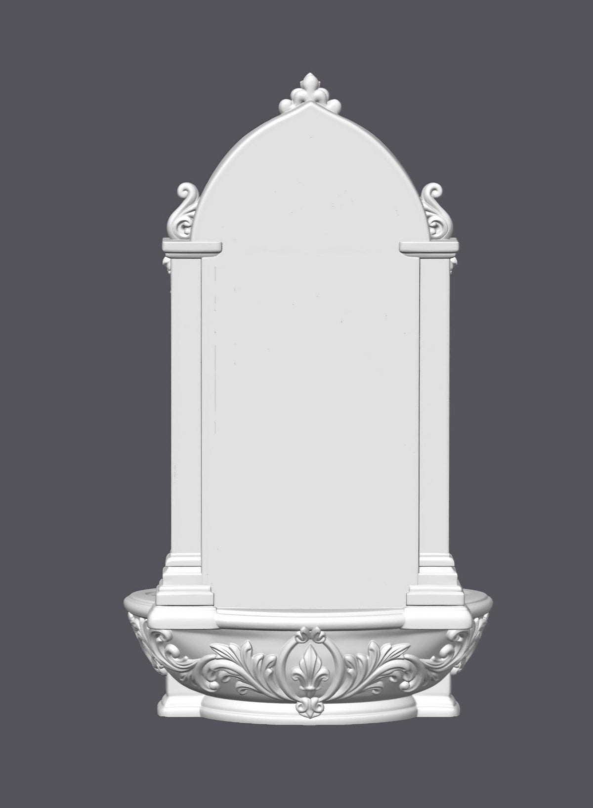 Porta rosario Virgen — Escultura decorativa artesanal | Atenea