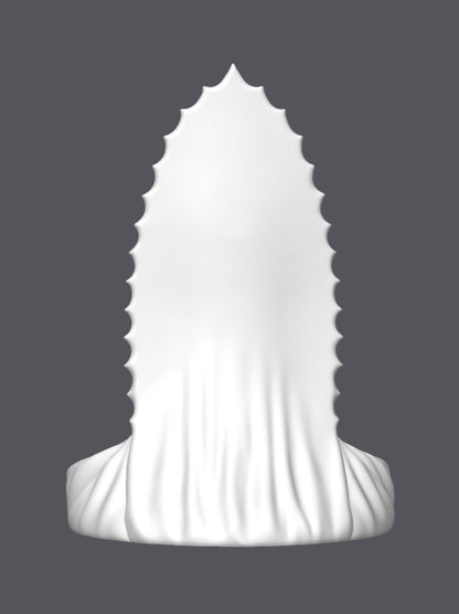 Porta rosario Virgen de Guadalupe — Escultura decorativa artesanal | Atenea