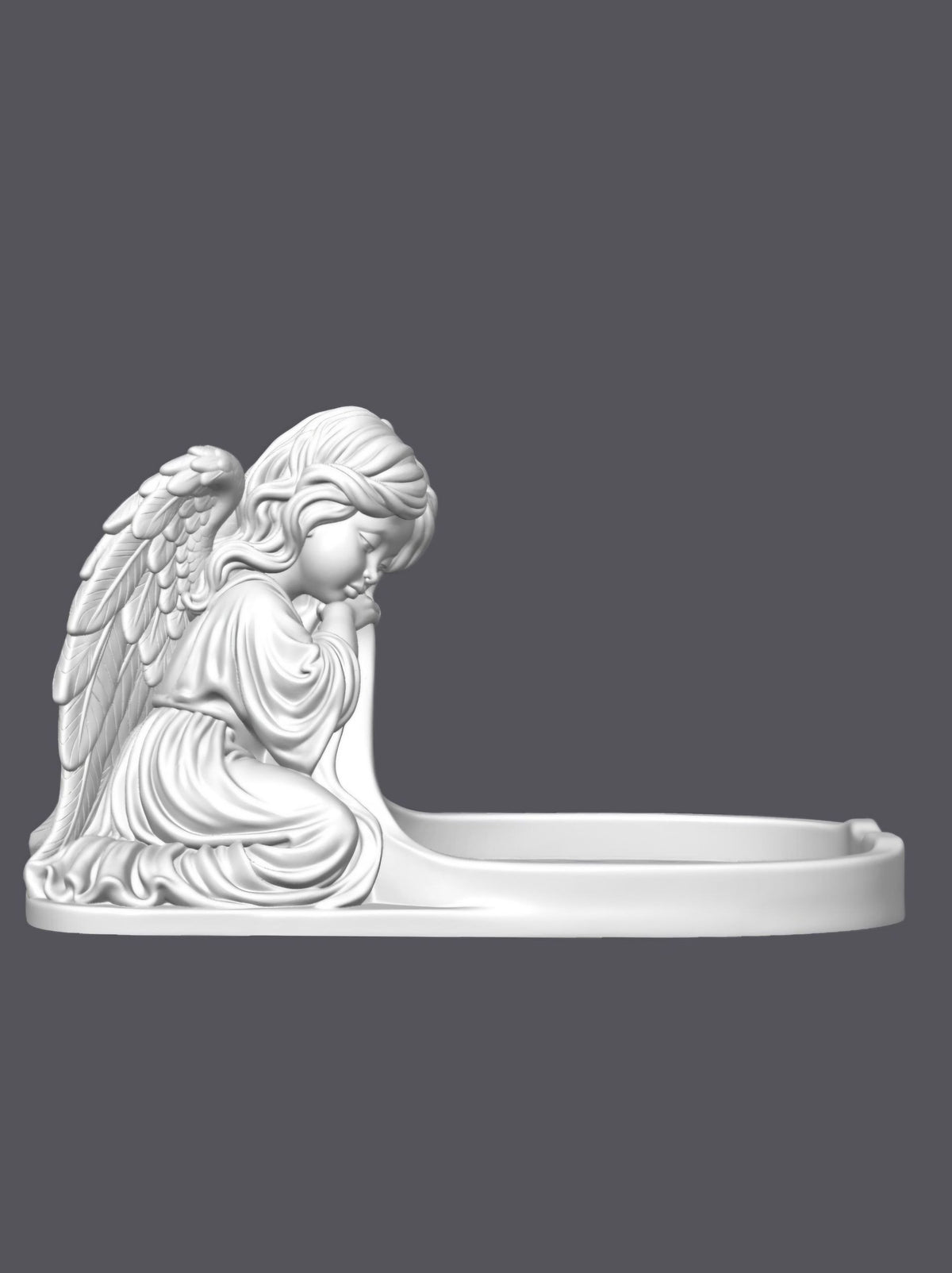 Bandeja ángel  — Escultura decorativa artesanal | Atenea