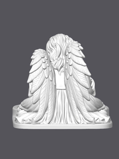 Bandeja ángel  — Escultura decorativa artesanal | Atenea