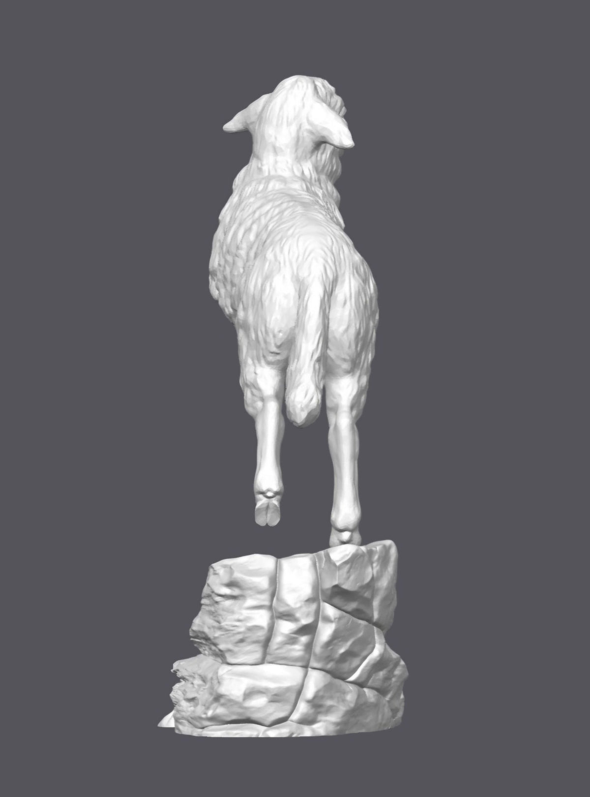 Oveja saltando — Escultura decorativa artesanal | Atenea