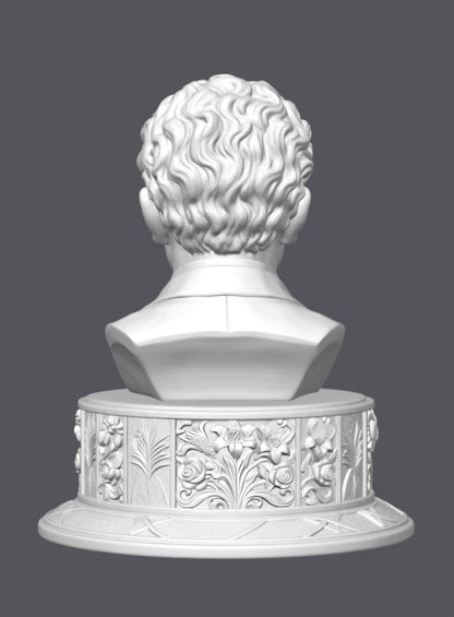 Busto de Doménech I montaner — Escultura decorativa artesanal | Atenea