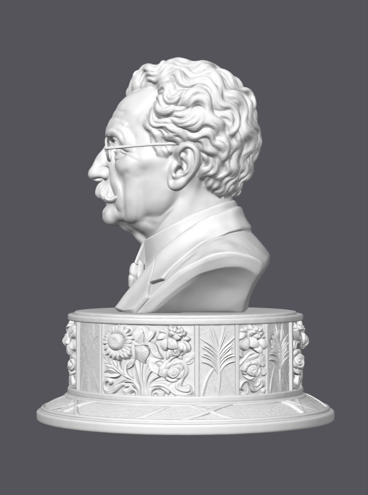 Busto de Doménech I montaner — Escultura decorativa artesanal | Atenea