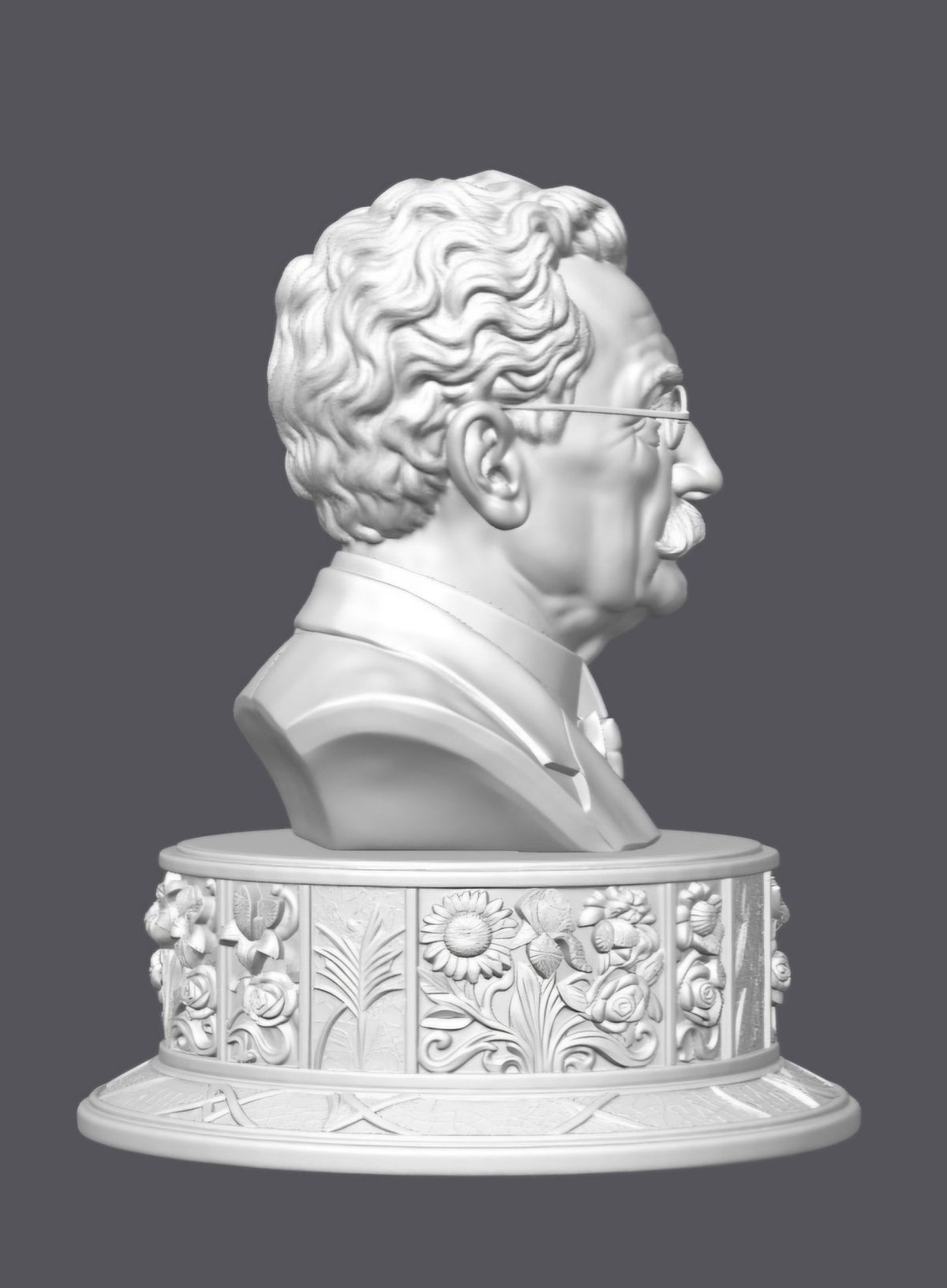 Busto de Doménech I montaner — Escultura decorativa artesanal | Atenea