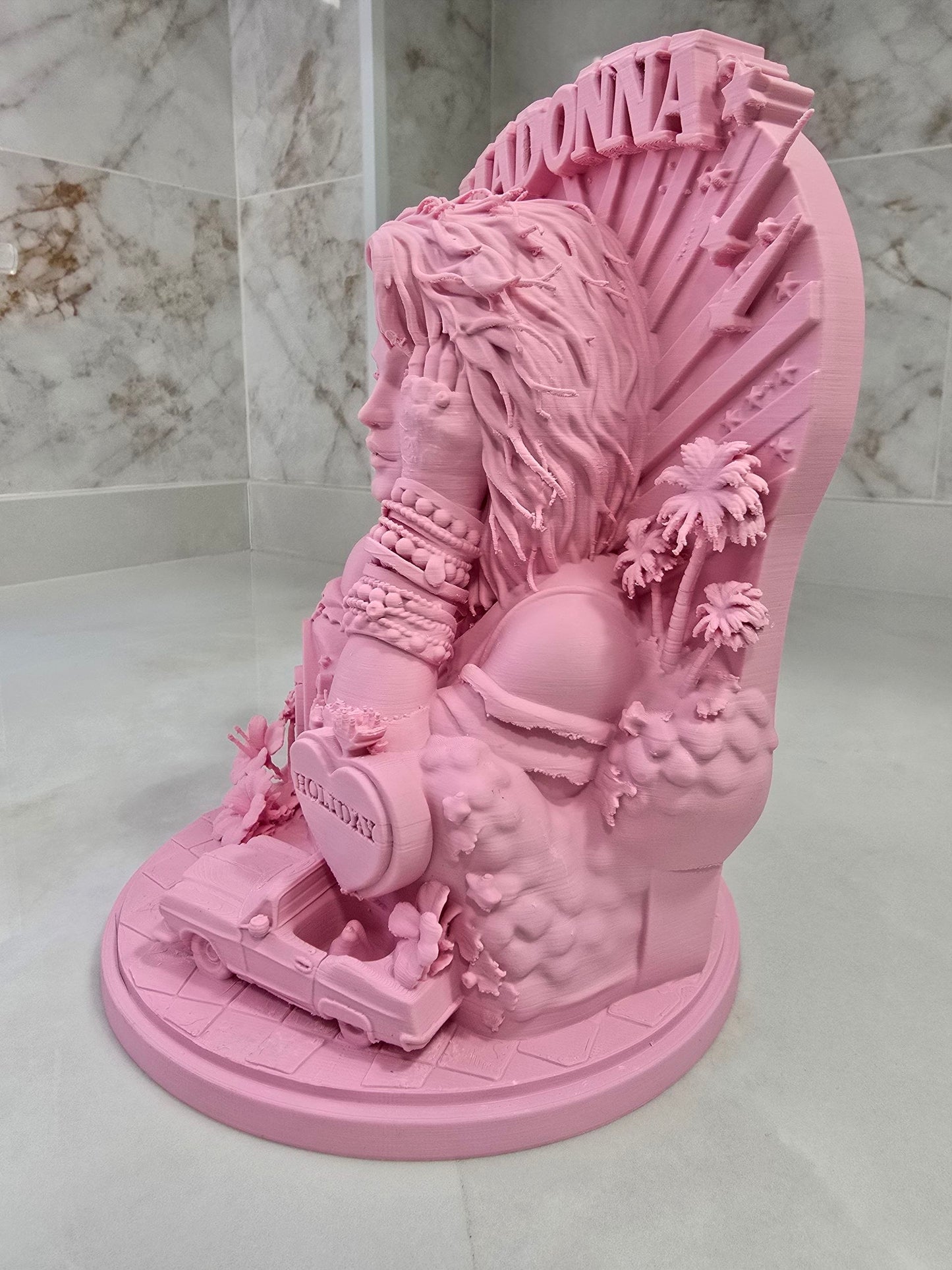 Diorama de Madonna — Escultura decorativa artesanal | Atenea