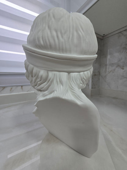 Busto clásico mujer — Escultura decorativa artesanal | Atenea
