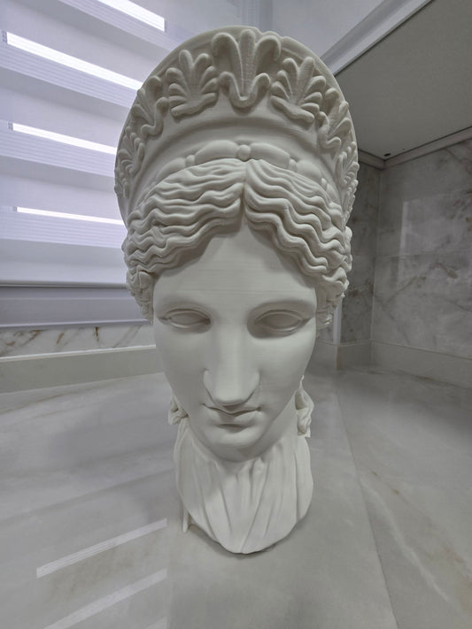 Busto clásico mujer — Escultura decorativa artesanal | Atenea