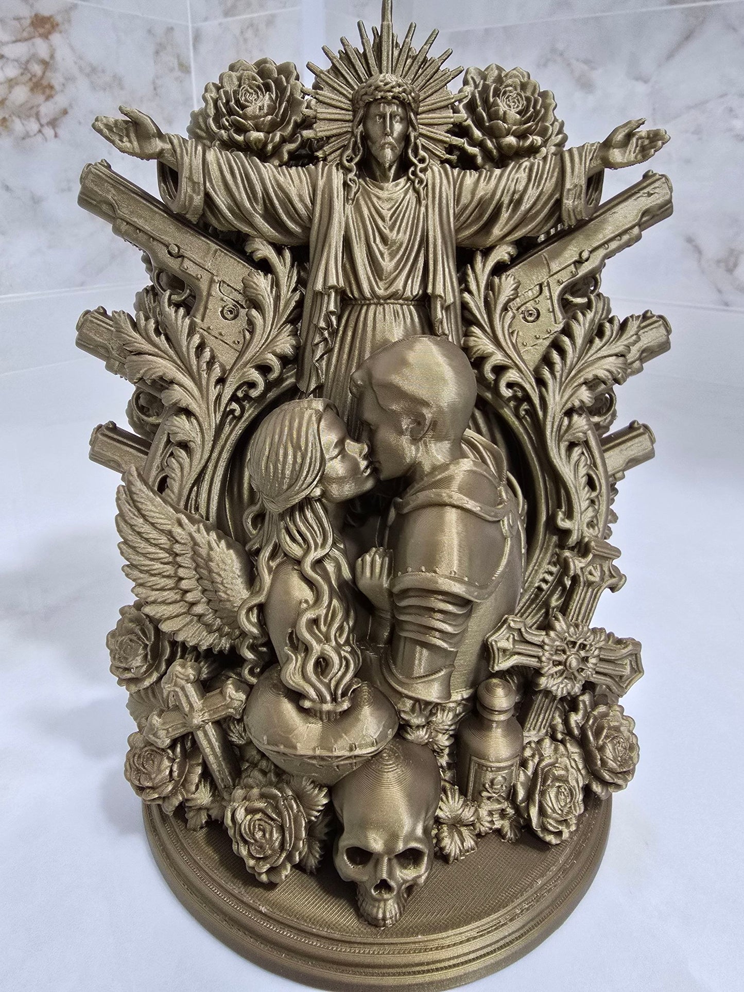 Romeo y Julieta, película — Escultura decorativa artesanal | Atenea