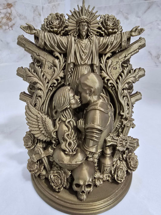 Romeo y Julieta, película — Escultura decorativa artesanal | Atenea