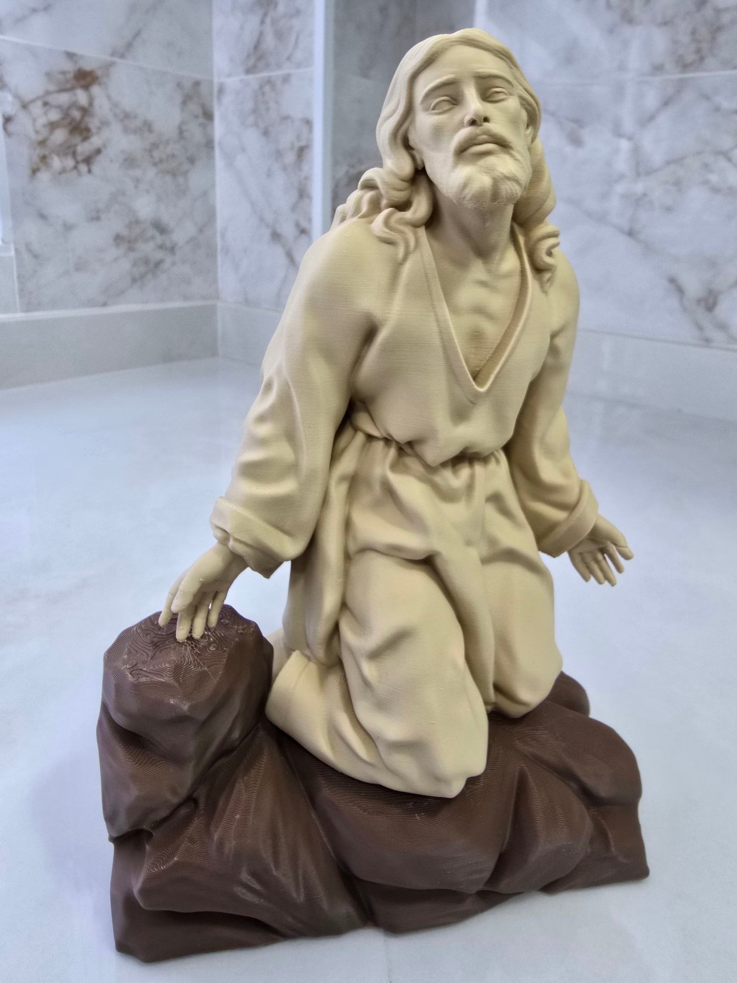 Cristo en el Huerto de Getsemaní — Escultura decorativa artesanal | Atenea