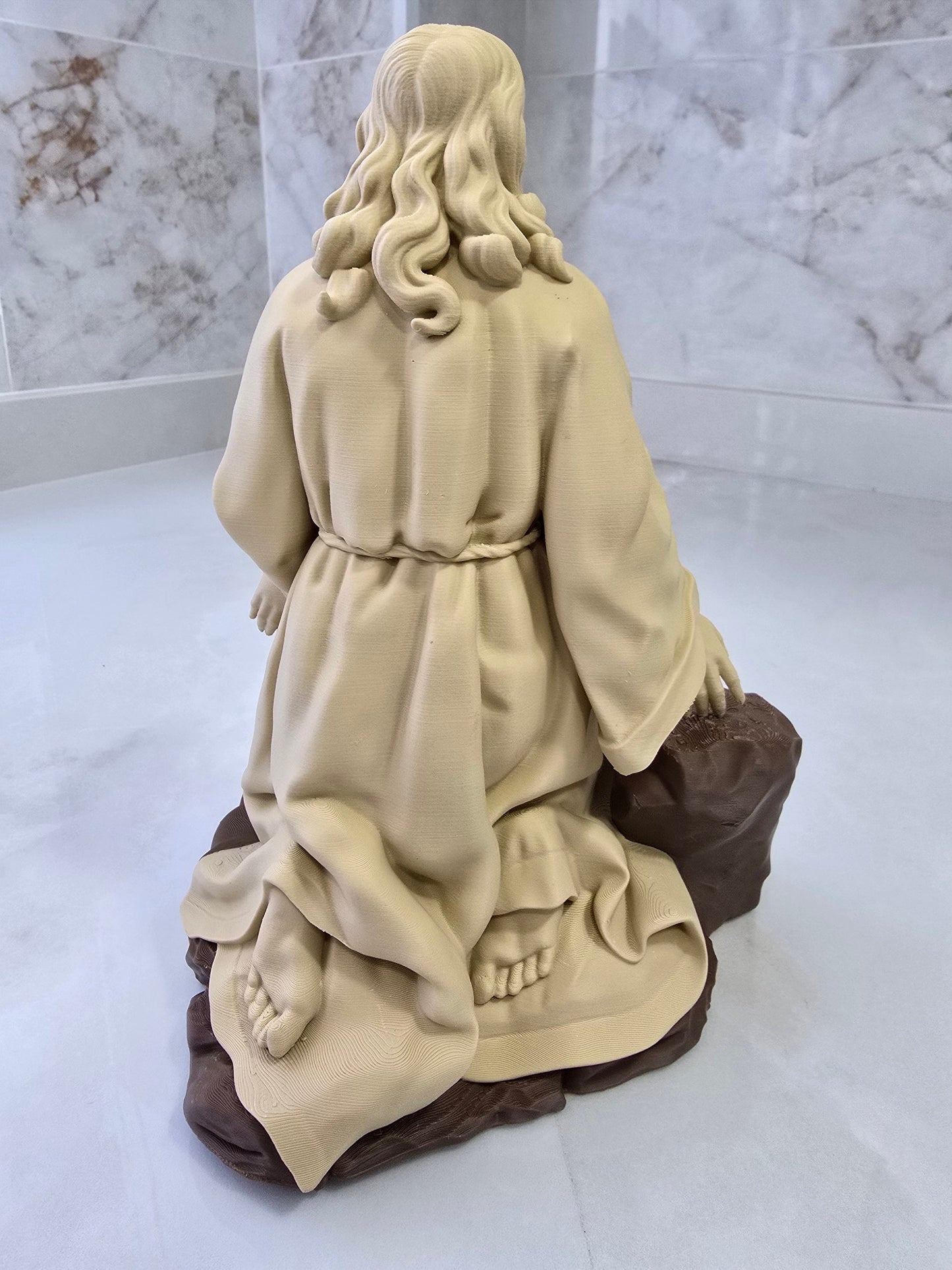 Cristo en el Huerto de Getsemaní — Escultura decorativa artesanal | Atenea