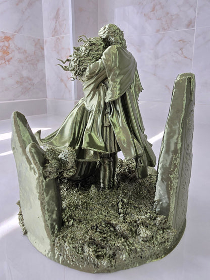 Outlander, Jamie y Claire — Escultura decorativa artesanal | Atenea
