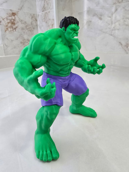 Hulk, pintado — Escultura decorativa artesanal | Atenea