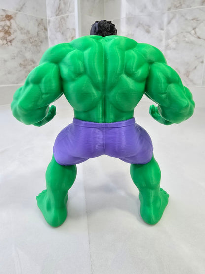Hulk, pintado — Escultura decorativa artesanal | Atenea