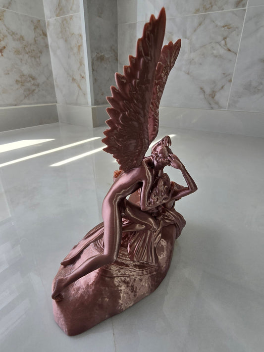 Figura Amor y Psique — Escultura decorativa artesanal | Atenea
