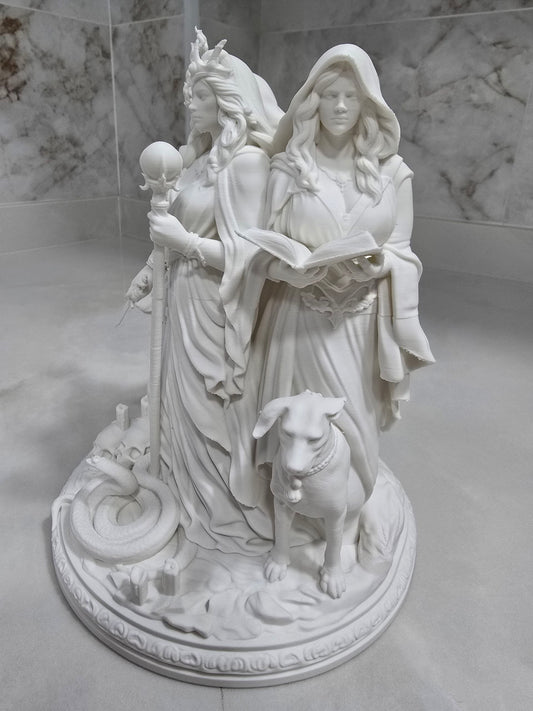 Hécate, escultura triple — Escultura decorativa artesanal | Atenea