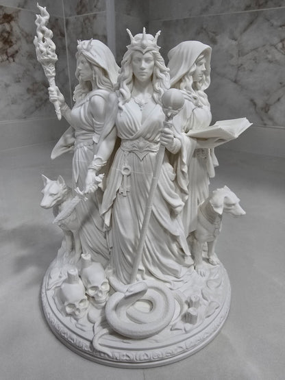 Hécate, Hekataion — Escultura decorativa artesanal | Atenea