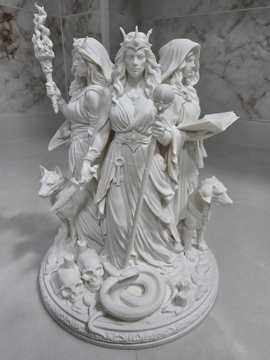 Hécate, escultura triple — Escultura decorativa artesanal | Atenea
