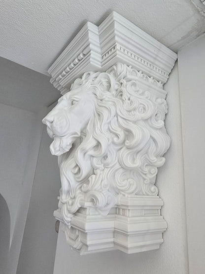 Ménsula león — Escultura decorativa artesanal | Atenea