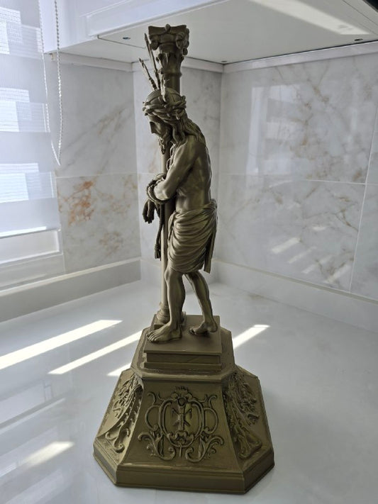 Cristo atado a la columna — Escultura decorativa artesanal | Atenea