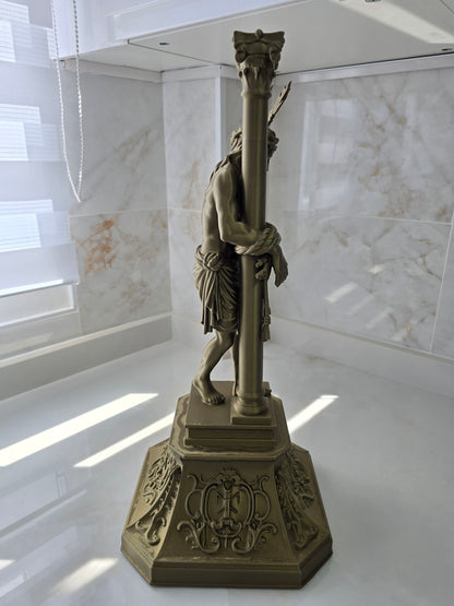 Cristo atado a la columna — Escultura decorativa artesanal | Atenea