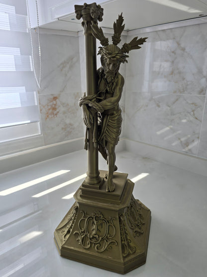 Cristo atado a la columna — Escultura decorativa artesanal | Atenea