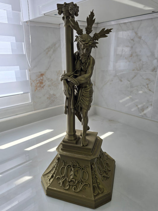 Cristo atado a la columna — Escultura decorativa artesanal | Atenea