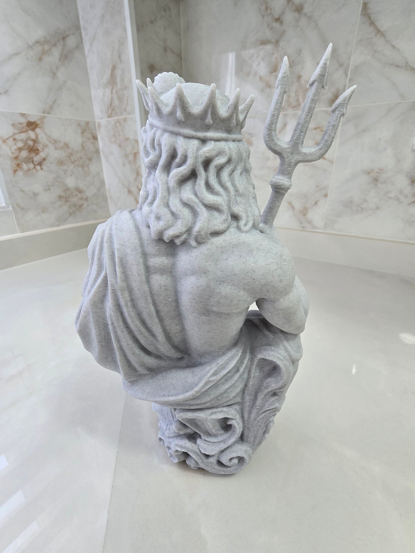 Busto Poseidón — Escultura decorativa artesanal | Atenea