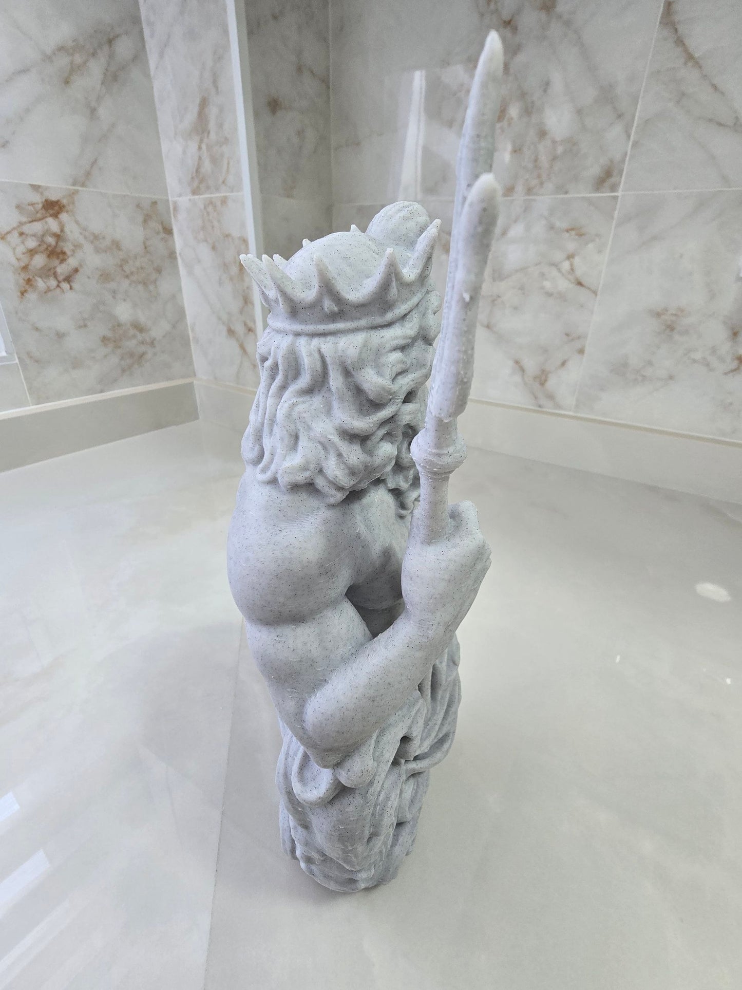 Busto Poseidón — Escultura decorativa artesanal | Atenea