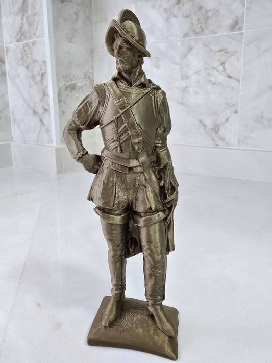 Conquistador español — Escultura decorativa artesanal | Atenea