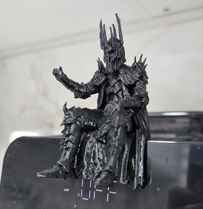 Figura de monitor de Sauron, El señor de los anillos — Escultura decorativa artesanal| Atenea
