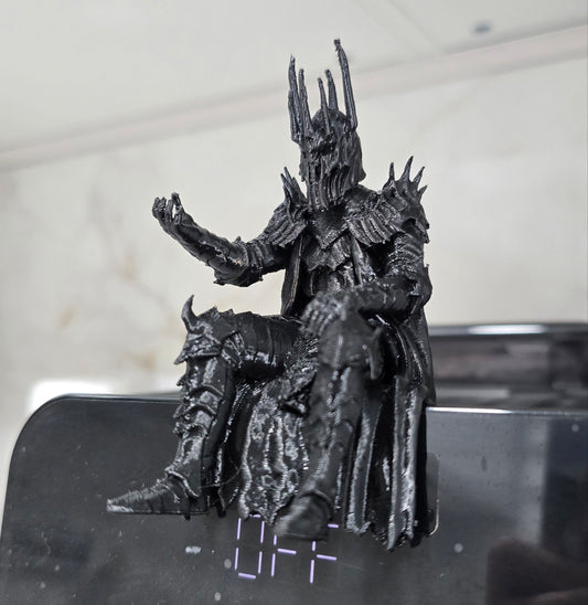 Figura de monitor de Sauron, El señor de los anillos — Escultura decorativa artesanal| Atenea